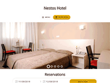 Tablet Screenshot of nestos-hotel.gr